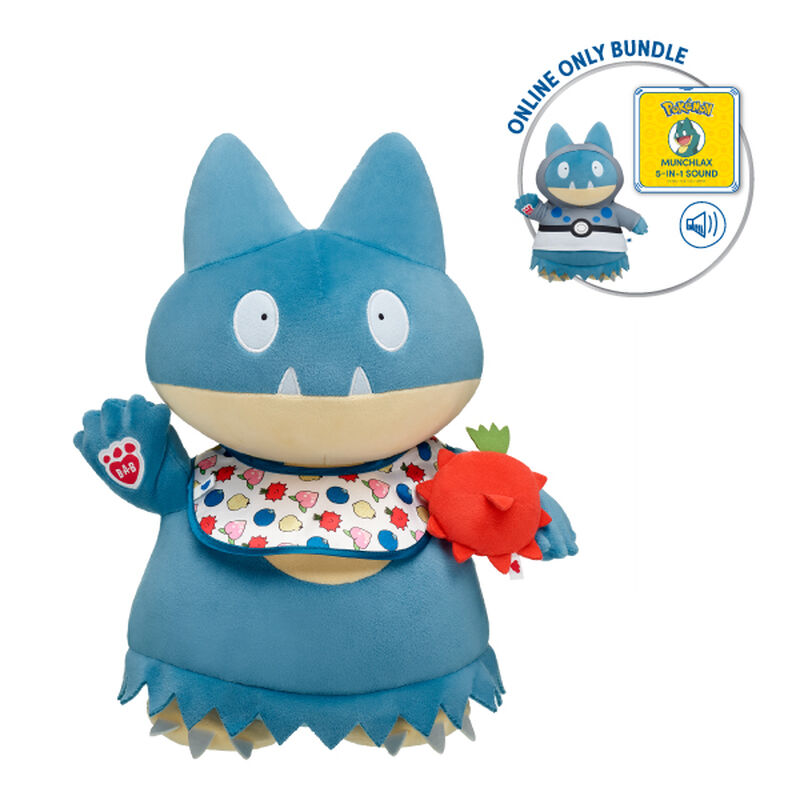 Online-Only Pok&eacute;mon Munchlax Plush Toy Bundle - Build-A-Bear Workshop&reg;