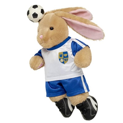 Pawlette&trade; Bunny Plush Blue Football Gift Set with Football