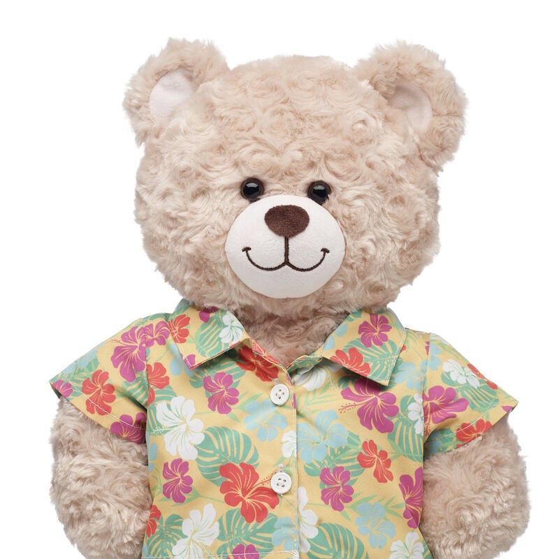 Tropical Flower Print Shirt by Build-A-Bear