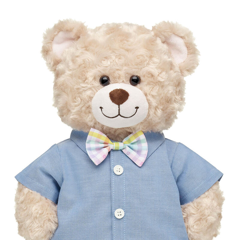 Chambray Shirt With Bow Tie for Stuffed Animals - Build-A-Bear Workshop&reg;