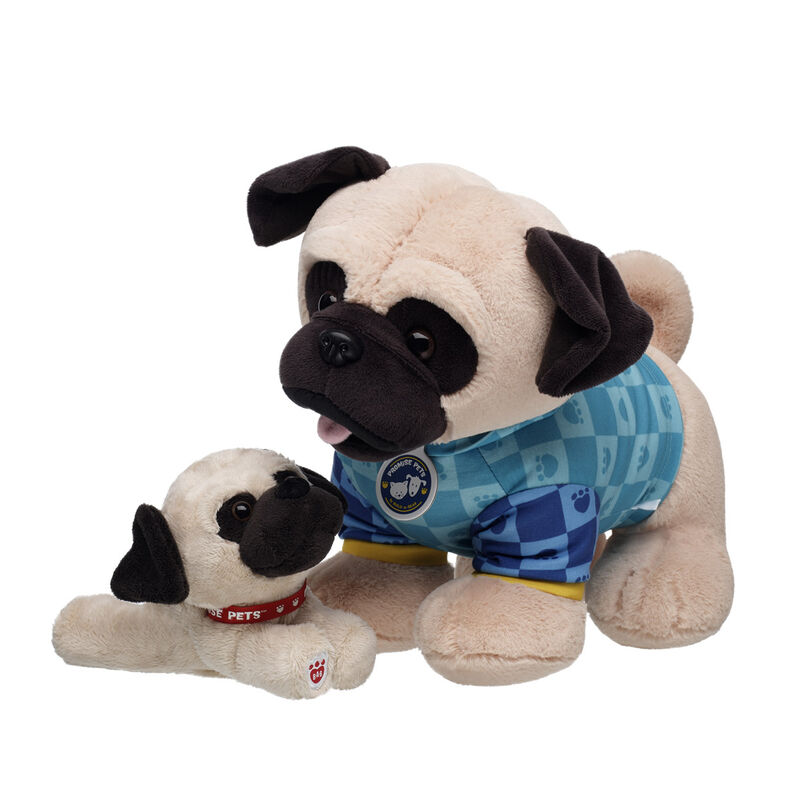 Promise Pets Pug Stuffed Animal Mini Beans Gift Set plush by Build-A-Bear