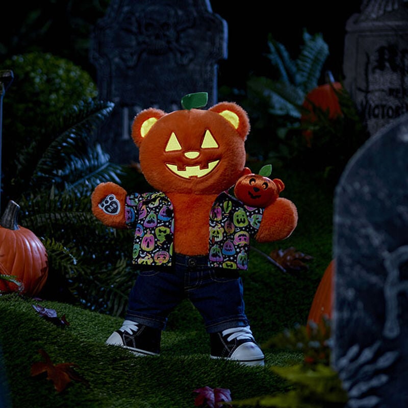 Pumpkin Glow Teddy Bear - Build-A-Bear Workshop&reg;
