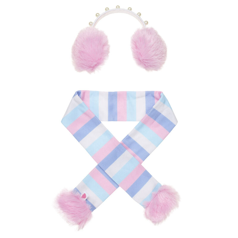 Pearl Earmuffs & Scarf Set | Build-A-Bear