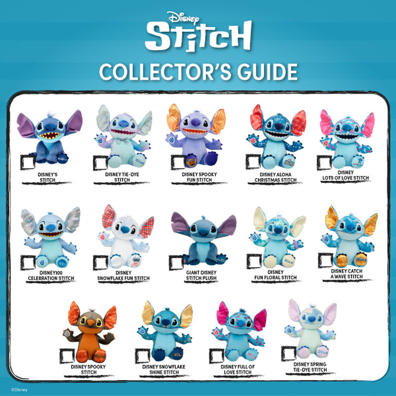 Disney Spring Tie-Dye Stitch Plush - Build-A-Bear Workshop®