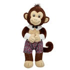 Online Exclusive Smiley Monkey Stuffed Animal Collar and Cuff Links Gift Set  - Build-A-Bear Workshop&reg;