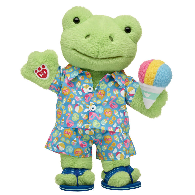 Spring Green Frog Plush Snow Cone Gift Set - Build-A-Bear Workshop&reg;