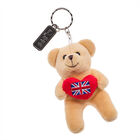 Union Jack Teddy Bear Keyring