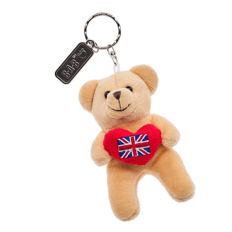 Union Jack Teddy Bear Keyring