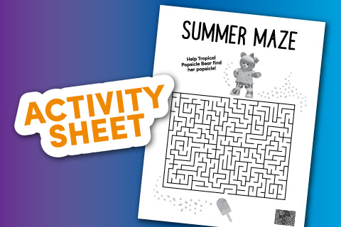 Activity Sheet - Summer Maze Image