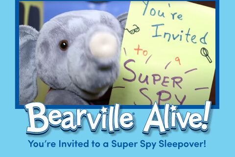 Bearville Alive - Your're invited to a super spy sleepover - Photo of elephant bear