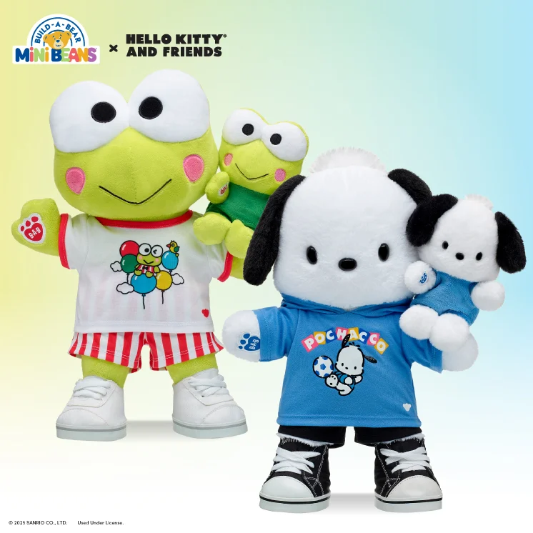 Sanrio® Keroppi and Pochacco Mini Beans