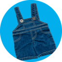 Denim overalls