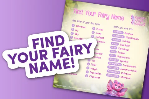 Find Your Fairy Name! - Thumbnail of activity sheet