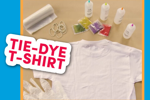 Tie-Dye T-Shirt - Shirt with dyes