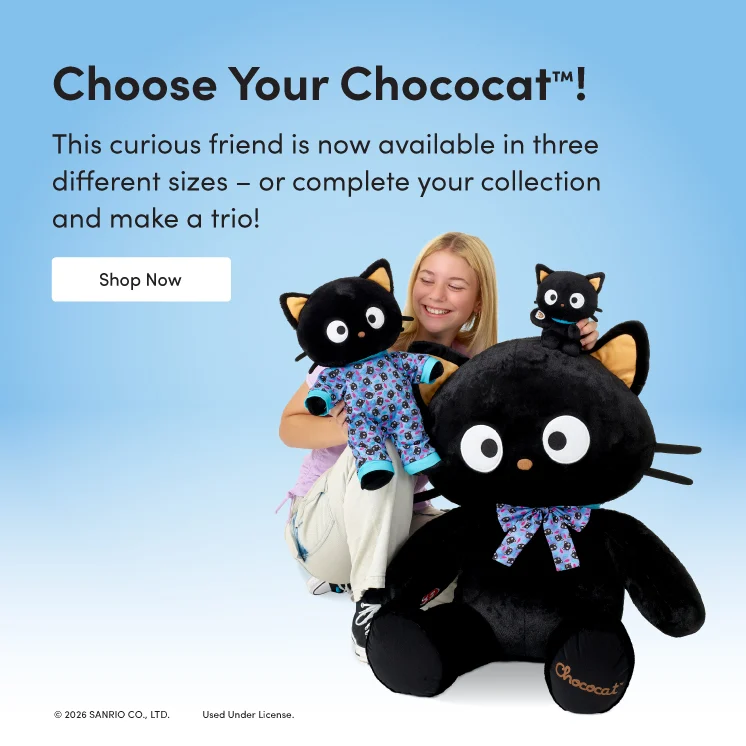 Choose Your Chococat! Chococat available in all sizes