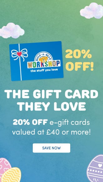 20% Off E-Gift Cards of &pound;40 or More!