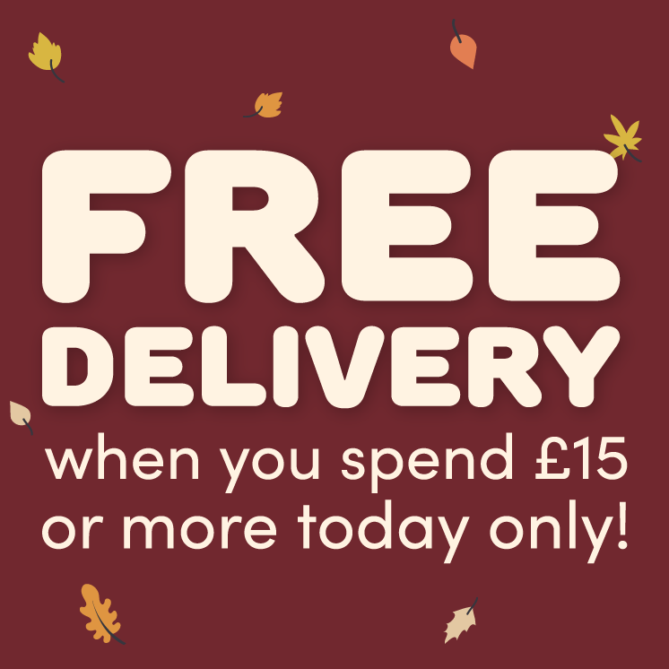 Today Only Free Delivery on orders of &pound;15 or more