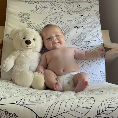 Skyler's Story Baby Photo at Build-A-Bear