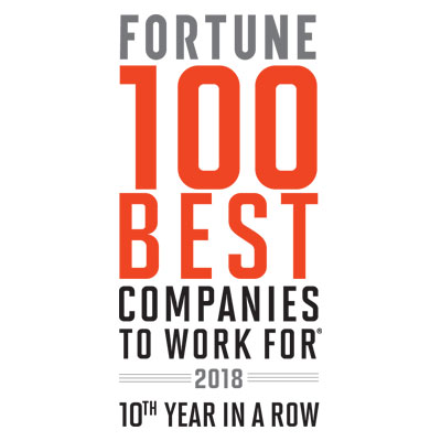 Fortune 100 Best Companies logo