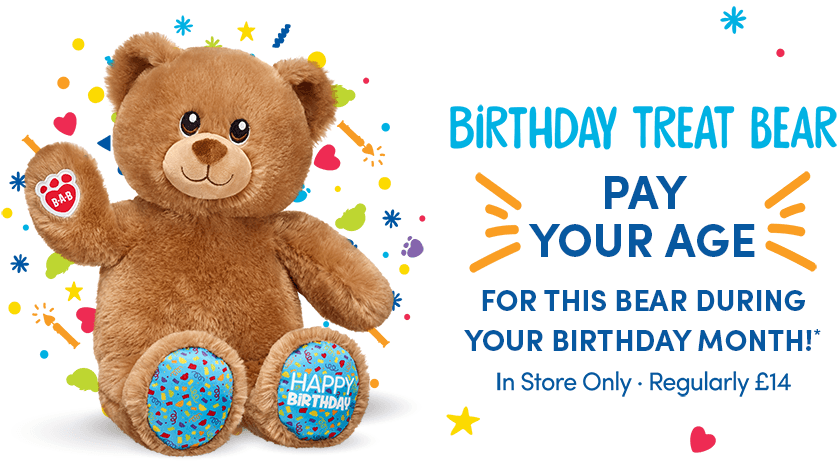 Teddy Bear Birthday Gift Offer  Count Your Candles at 