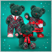 build a bear christmas teddy