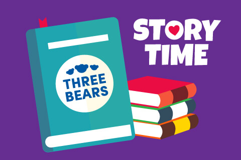 Three Bears Book Illustration