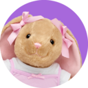 Pawlette with pink bows