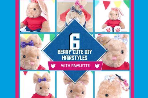 6 berry cute hairstyles - Bunnies with various hairstyles