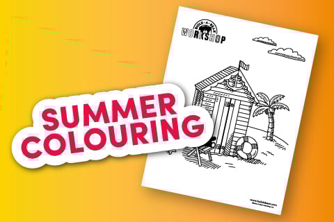 Summer Colouring Sheet