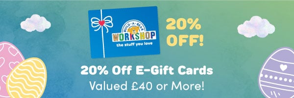 20% Off E-Gift Cards of &pound;40 or More!