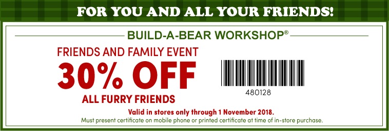 Friends and Family Event | Build-A-Bear Workshop