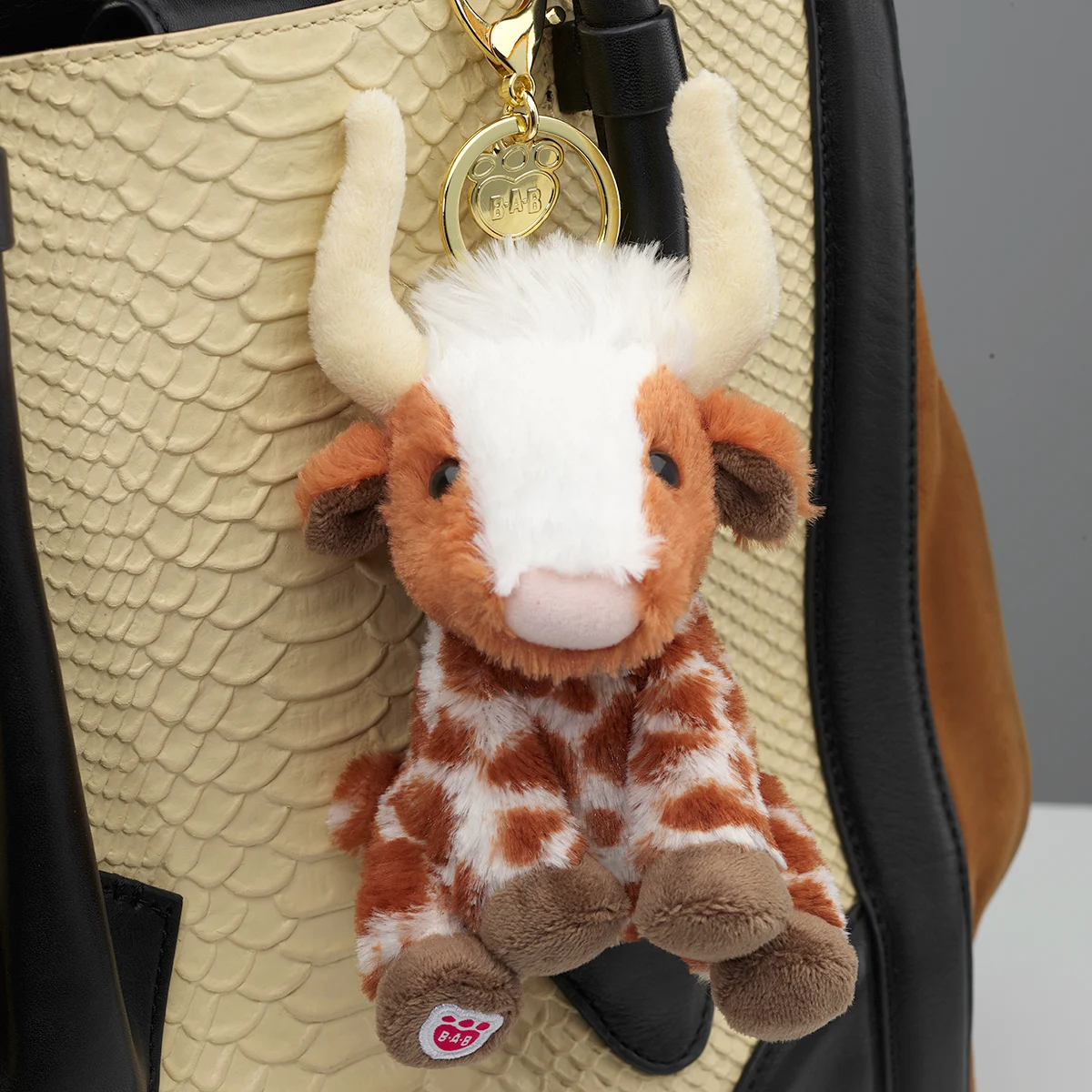 Highland Cow Plush Bag Charm