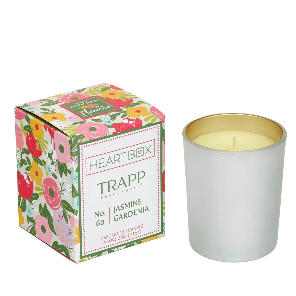 J2NNI5 Scented Candleセット Vanilla & Rose Scented Jar Candle - Set Of Two