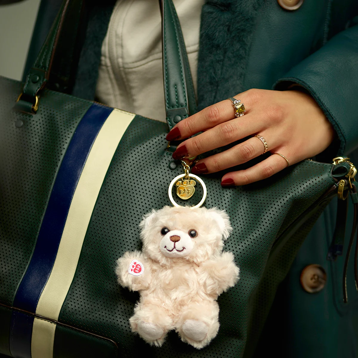 Happy Hugs Teddy Bear Bag Charm