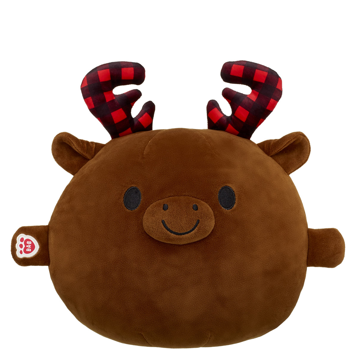SKOOSHERZ Buffalo Check Moose Soft Toy Build A Bear