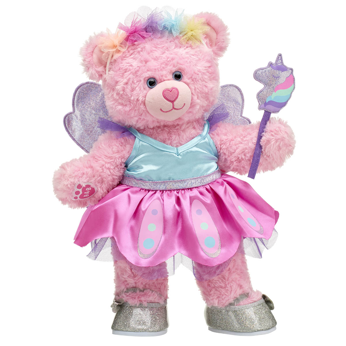 Pink Cuddles Teddy Unicorn Fairy Gift Set BuildABear®