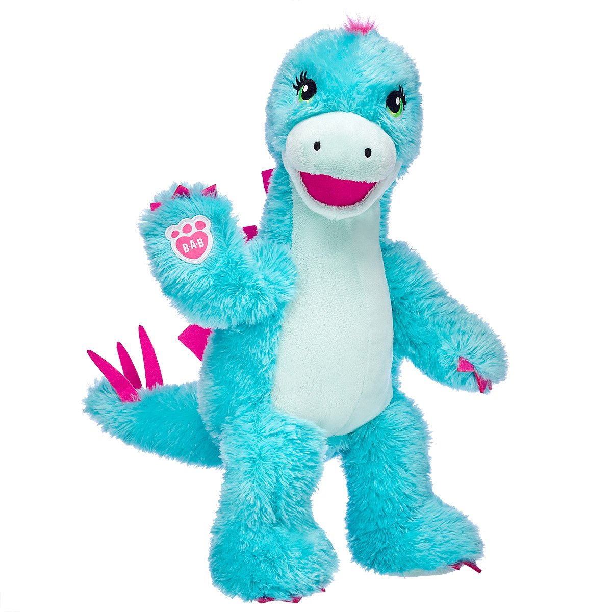 Turquoise Stegosaurus Soft Toy Shop Plush Dinosaurs at BuildABear®