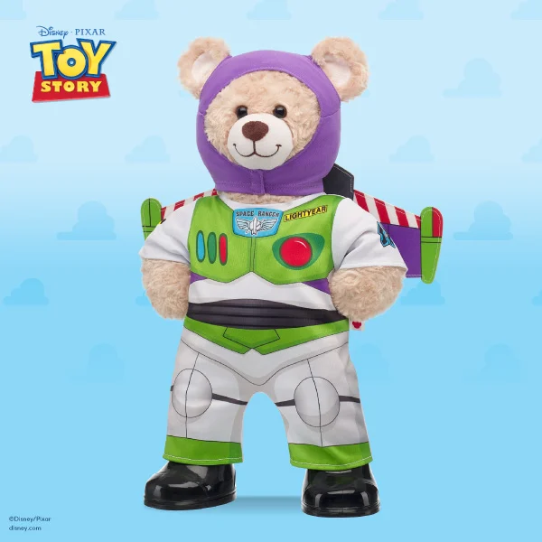 Happy Hugs Teddy Bear Disney and Pixar Toy Story Buzz Lightyear Gift Set